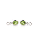 18ct White Gold Peridot Attachments