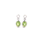 18ct White Gold Peridot Attachments