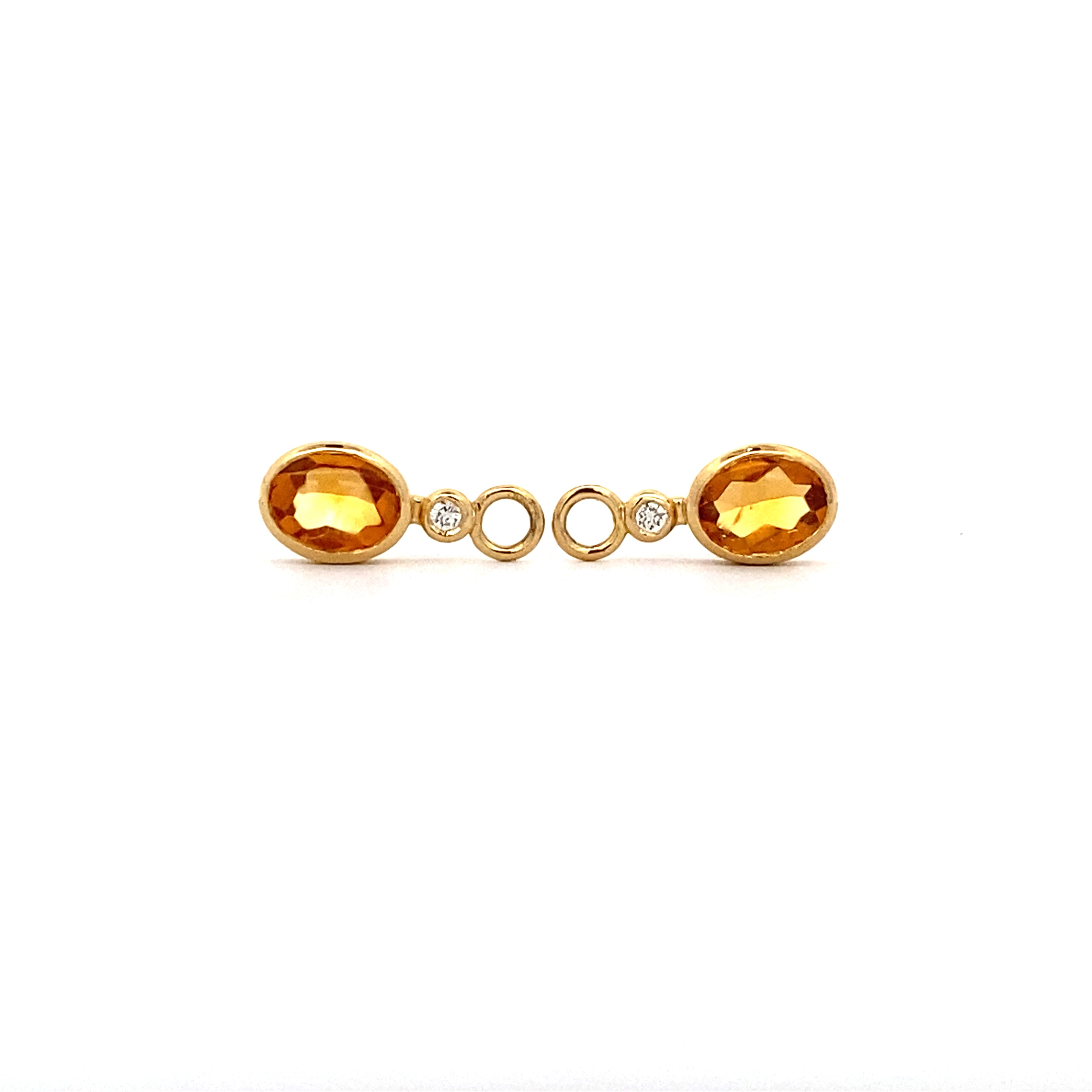 18ct Yellow Gold Citrine Attachments
