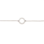 18ct White Gold Diamond Circle of Life Bracelet