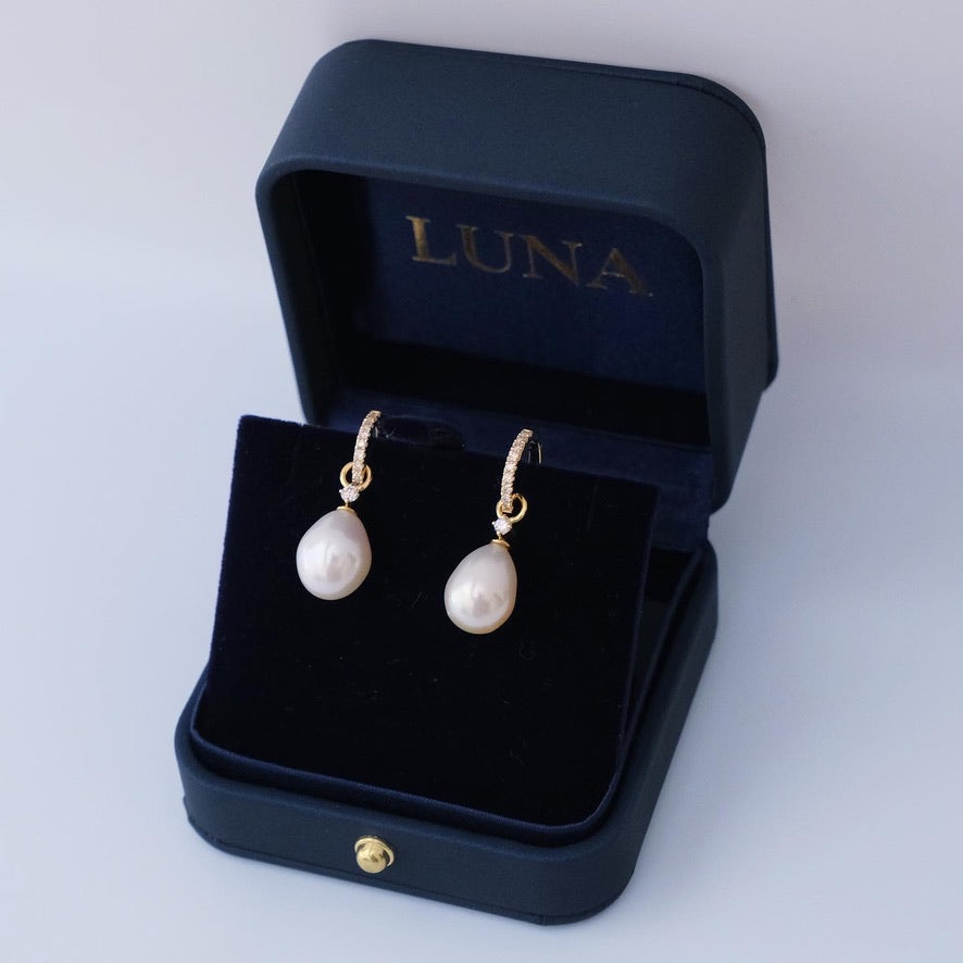 18ct Yellow Gold Pearl Attachments