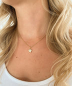 18ct Yellow Gold Diamond Star Pendant
