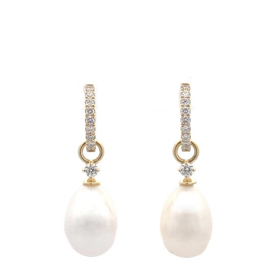 18ct Yellow Gold Pearl Attachments