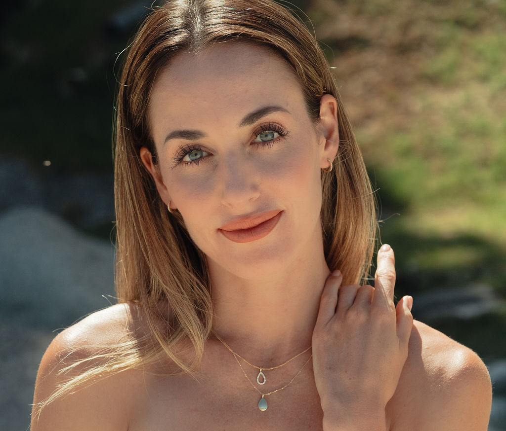 18ct Yellow Gold Diamond Huggies