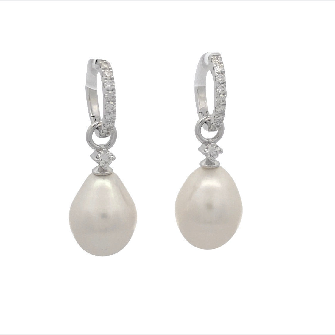 18ct White Gold Pearl Attachments