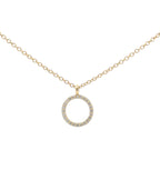 18ct Yellow Gold Diamond Circle of Life Pendant